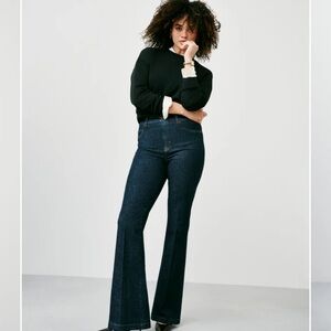 SPANX Dark Blue Flare Jeans